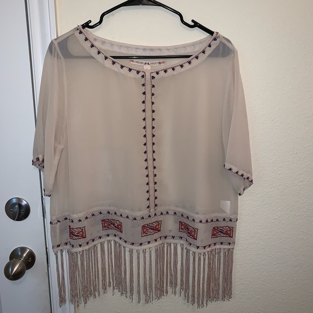 🌷🌷CUTE SHEERE SHIRT!🌷🌷